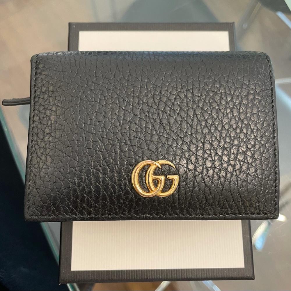 Gucci Flap wallet/card case Leather